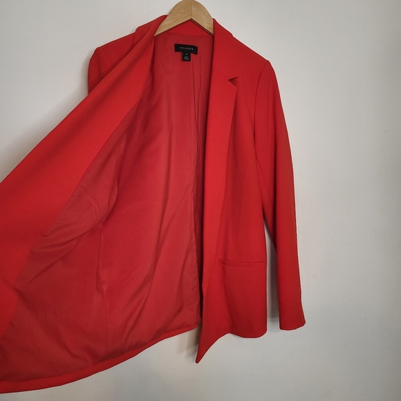 Halogen Open Front Red Blazer Size M - Picture 4 of 10